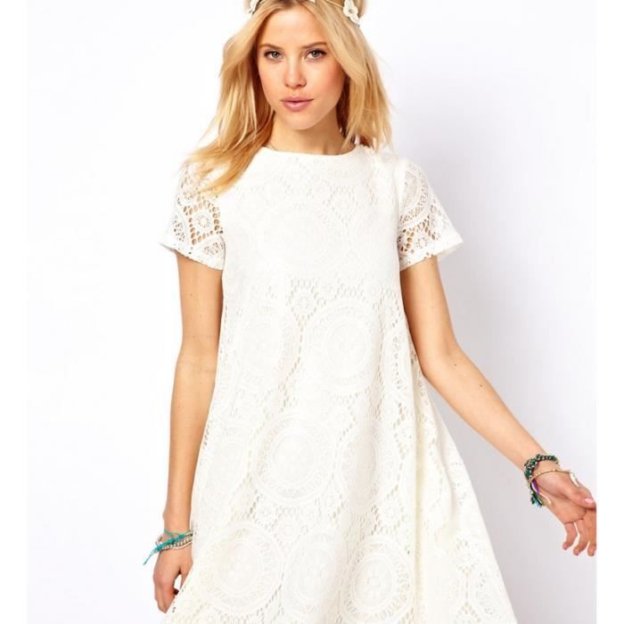 robe dentelle simple