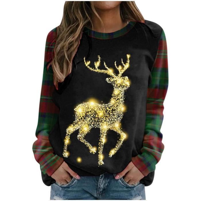 GILET CARDIGAN Noel Femme Sweat Noel Rigolo Sweatshirt Col en