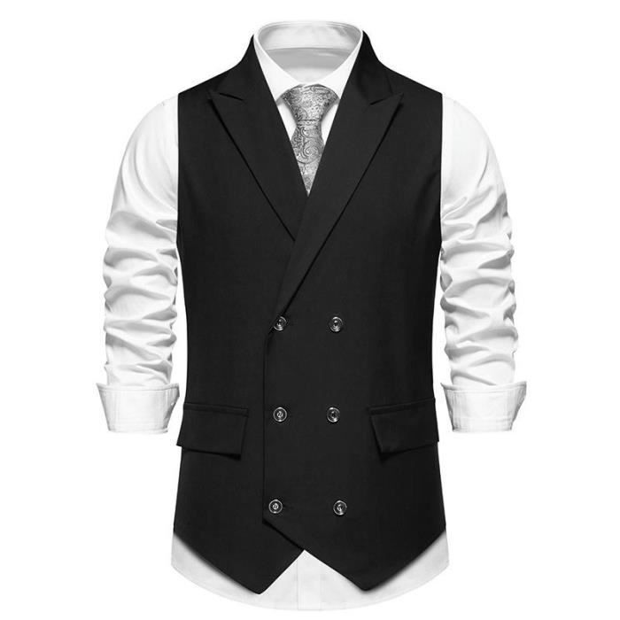 Amazon Veste Costume Sans Manche Homme Gilet De Costume Homme Slim