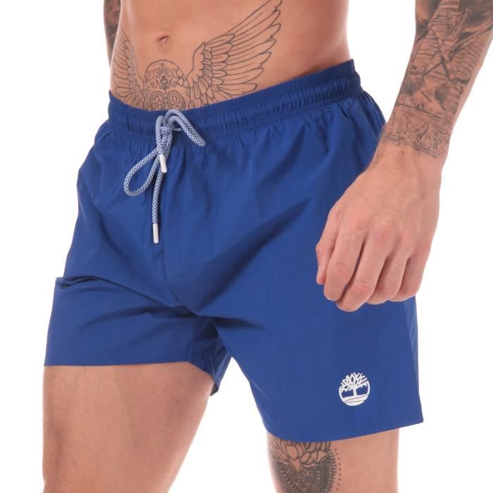 Short de bain homme Timberland Sunapee Lake Solid Porur Bleu Bleu Cdiscount Pret a Porter
