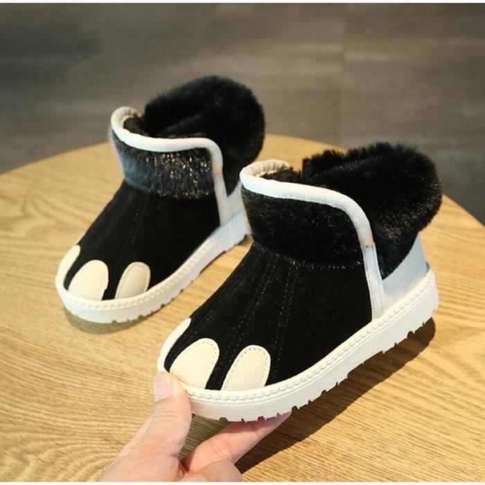 chaussures fourrées enfant
