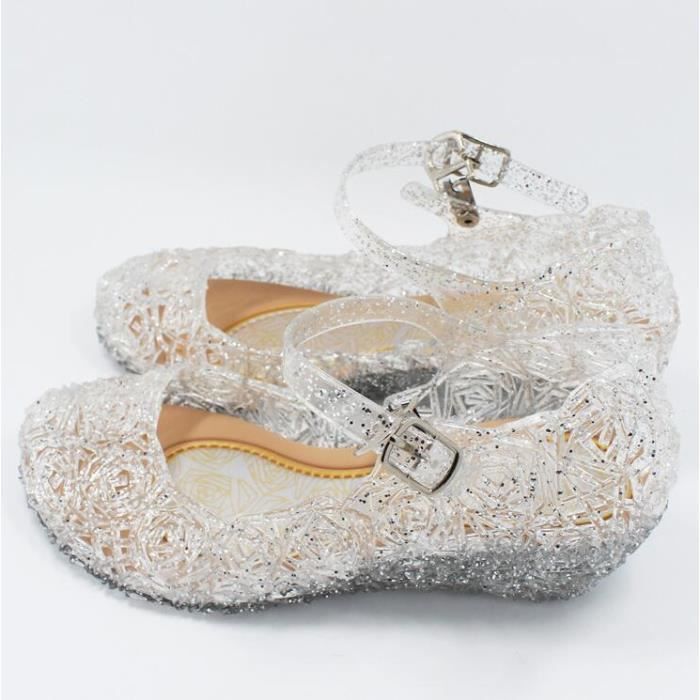 Chaussures Ballerines Princesse Reine des Neiges Blanc