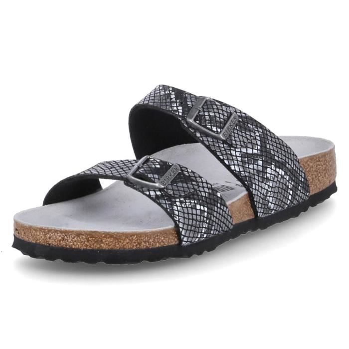 Chaussures Birkenstock Sydney Gris - Femme/Adulte - Dessus / Tige Synthétique