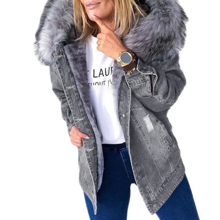 Veste en jean femme veste d