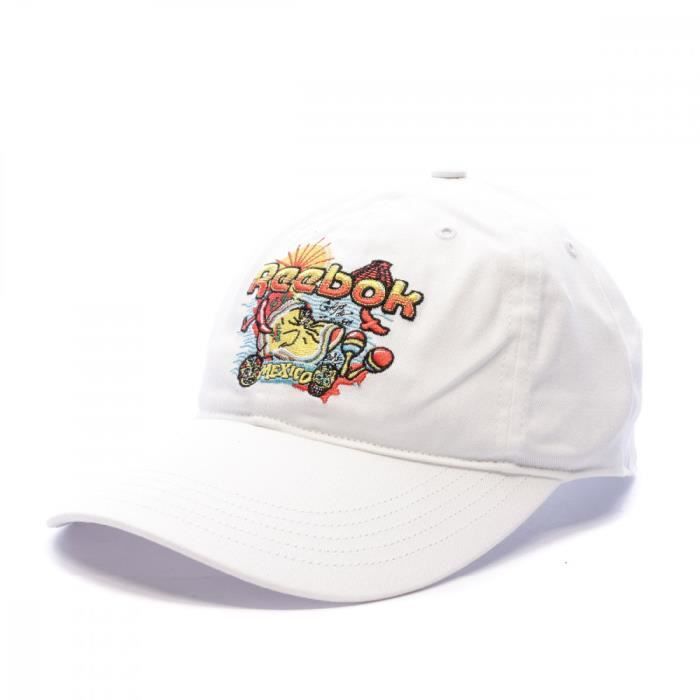 Casquette Blanche Homme Reebok Travel Blanc Cdiscount Pr t Porter