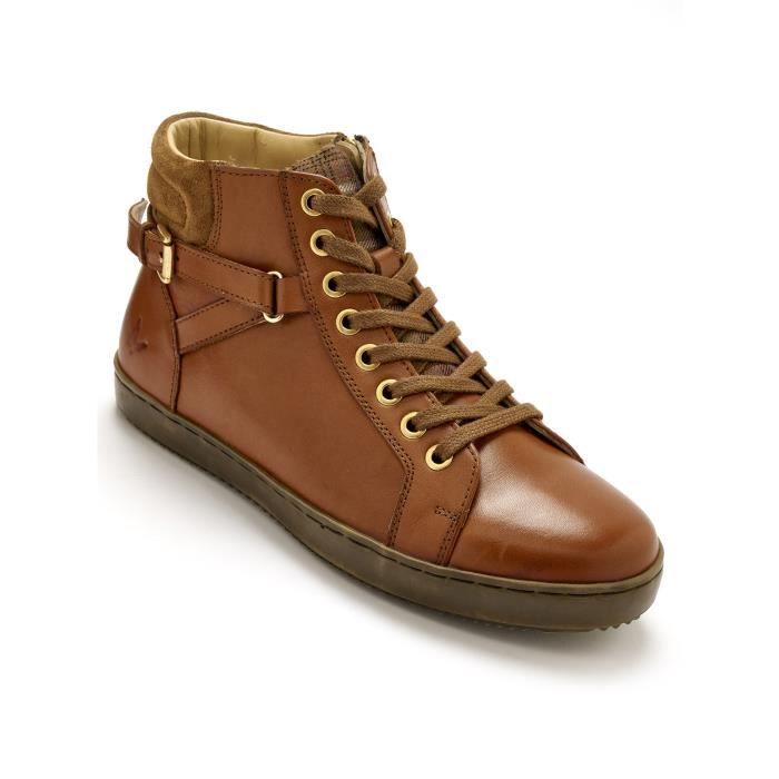 PEDICONFORT by Daxon Baskets lacees et zippees Marron Marron Cdiscount Chaussures