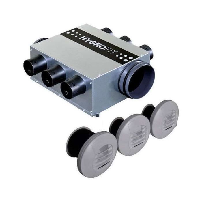 Kit Vmc Hygro B Hygrofit Logement T3 T7 Bouches Electrique 230 V