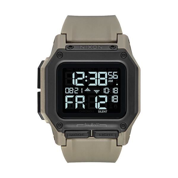 Montre - NIXON - Regulus All Sand - Cuir - Noir - 10 Atm - Quartz - Analogique - Adulte - Ronde