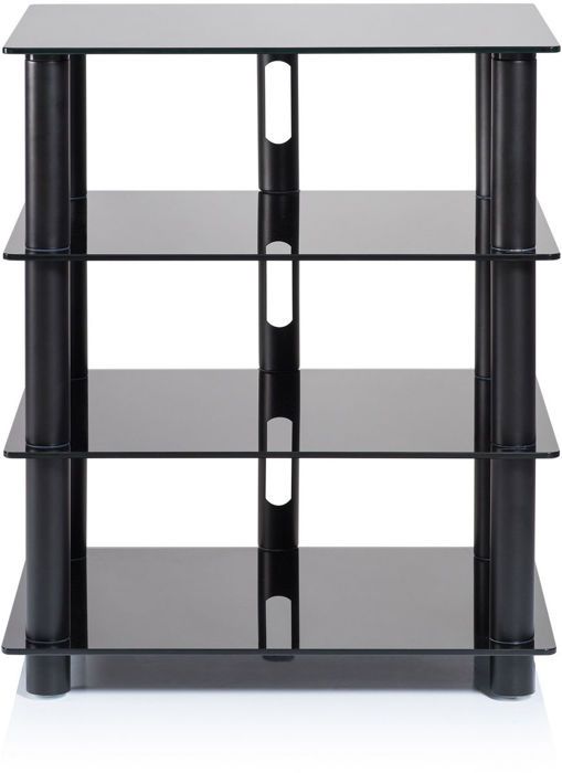 Meuble TV - NorStone - Epur 4 - Noir satin - Support jusquà 30 kg Meuble TV - NorStone - Epur 4 - Noir satin - Support jusquà 30 kg