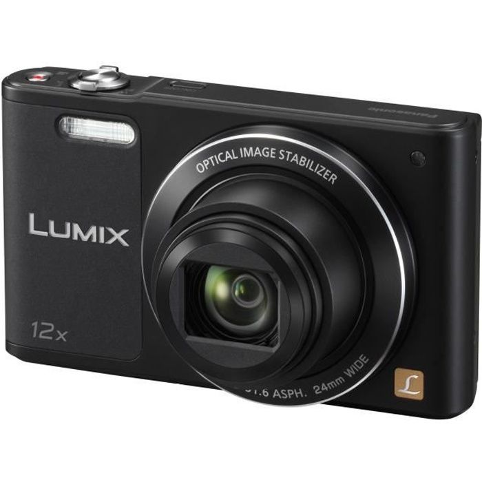 Panasonic Lumix DMC-SZ10 Appareil photo numérique compact 16.1 MP 720 p 12x  zoom optique Wi-Fi noir - Cdiscount Appareil Photo