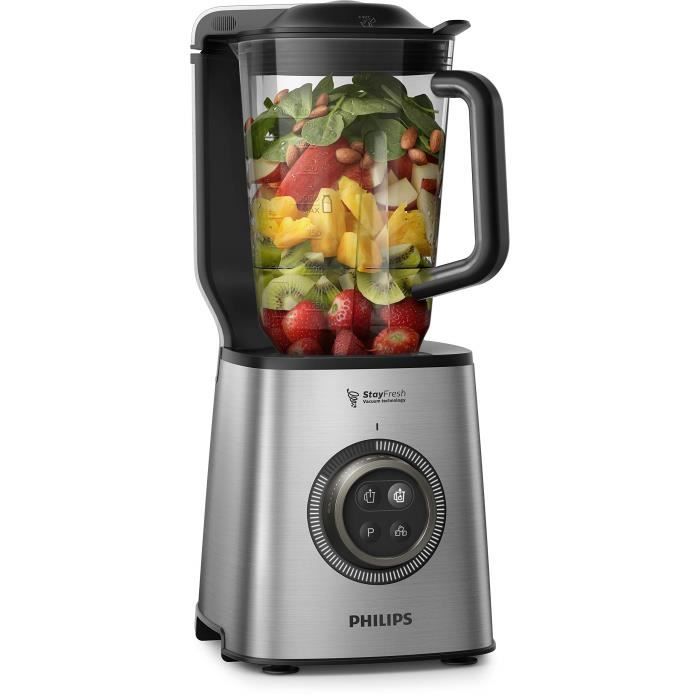 banjo films Psychologisch Philips hr3752-00 Blender sous vide à 1,4 a vitesse avec Technologie  ProBlend 6 3d et 35 000 tours-minute - Cdiscount Electroménager