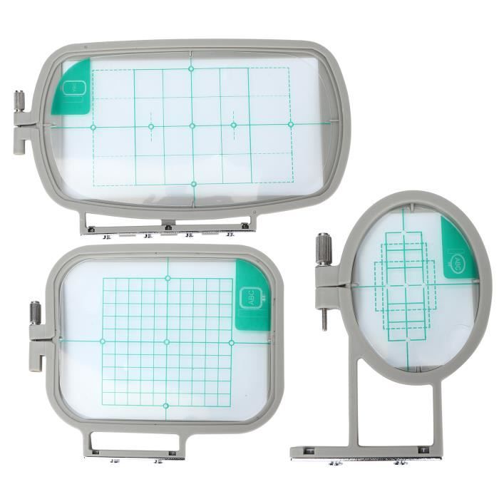 Rectangle Tapisserie Défilement Broderie Clip Cadre En Plastique Clip