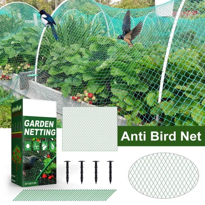 Filet d'étang de jardin Anti-filet à oiseaux Légumes Plantes Fruits  Protéger Mesh