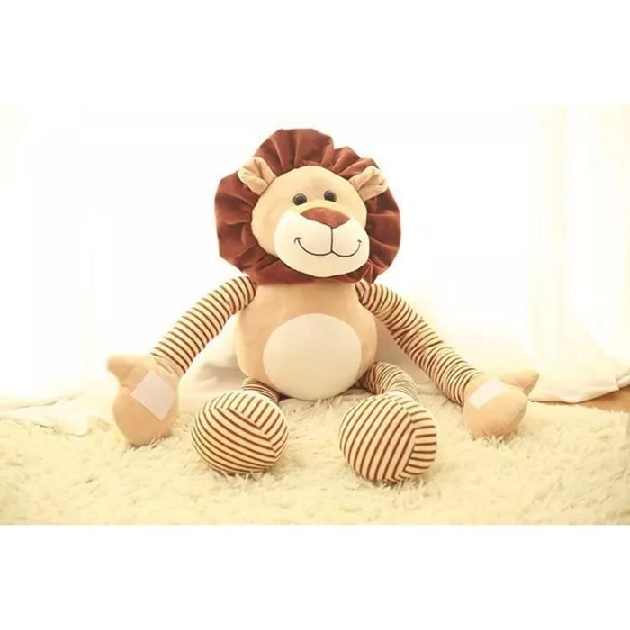 45cm Petit Lion En Peluche Poupee Longs Bras Tendu La Main Pour Tirer Les Jambes Avant Et En Arriere Des Poupees Velcro D Aeration Cdiscount Jeux Jouets
