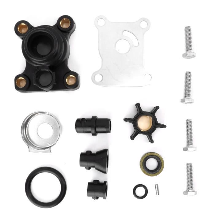 Kit Turbine Pompe Eau 821354A2 Pour Mariner 25-50 CV – Inox, Caoutchouc, 10 Pièces