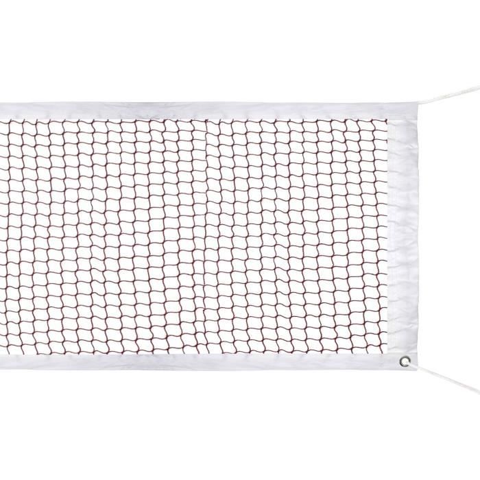 Filet De Badminton Extérieur 20x5 Pieds - 4 Raquettes, 3 Volants, Piquets Métal, Sac De Transport - 10