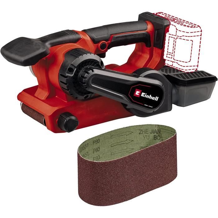 Ponceuse à Bande Sans Fil 18V - Compatible Batterie Makita 6 Vitesses 330mm