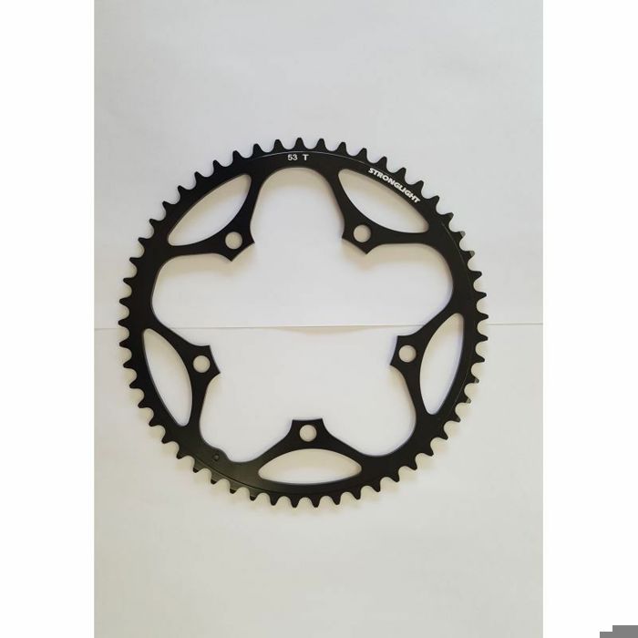 Stronglight Bike Chain Ring Dural 5083 130mm BCD Shimano 9 10 speed 50T Black