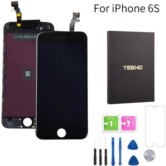 Ecran Iphone 6s Noir Teeno Outils Verre Trempe Cdiscount Telephonie Ecran Iphone 6s Noir Teeno Outils Verre Trempe Cdiscount Telephonie
