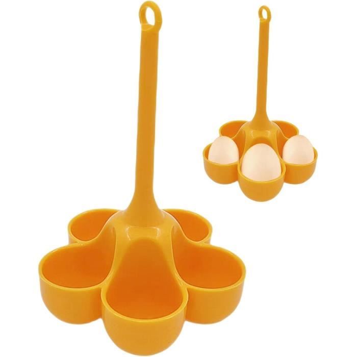 6 Moules à œufs En Silicone TEMPO DI SALDI - Pour œufs Durs, Mollets Ou Omelettes - Cuisson Facile Sans Coquille