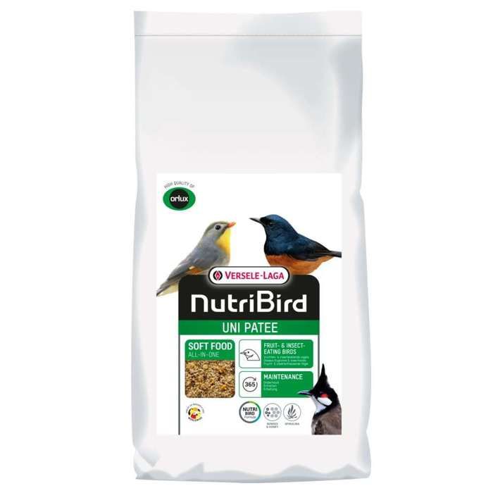 Aliment Complet Pour Oiseaux Frugi Et Insectivores Nutribird Uni Patee 1kg - Versele Laga