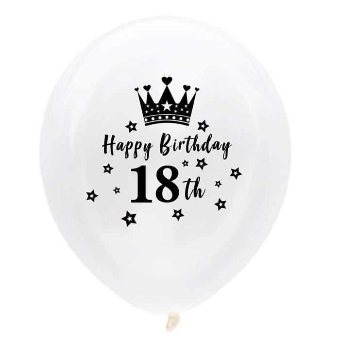 Ballon Mariage Ballons Blanc Ballon Anniversaire Pour Douche De Bebe Douche Nuptiale Decorations Deco Anniversaire 18 Ans Cdiscount Maison