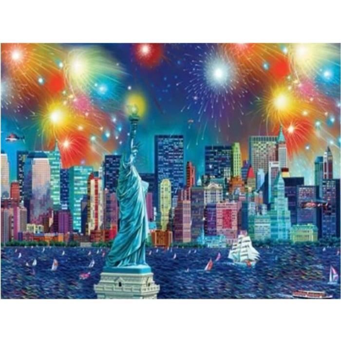 Peinture en Diamant 5D DIY Belle Ville de New York Croix Broderie Diamant  Painting Kits Salon Chambre Décoration 30X40cm - Achat / Vente affiche -  poster ❀6568Peinture en Diamant 5D - Cdiscount
