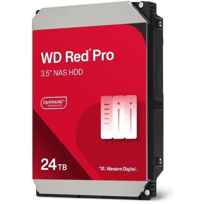 WD Pro WD241KFGX Disque dur Enterprise 24 To interne 3.5 SATA 6Gb/ 7200 toursmin mémoire tampon : 512 Mo - vue 2
