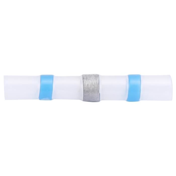 50 Pièces Manchons Thermofusibles Bleus SST-S31 - Étanches Pour Câbles Électriques