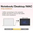 10x6 Pouces Tablette Graphique avec Stylet Passif 8192 Niveaux de Pression 12 Raccourcis Dessin Compatible Windows Mac Linux Android-1