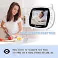 BabyPhone vidéo Sans fil Multifonctions 3.5 pouces Caméra LCD Couleur Vidéo sans fil bébé-1