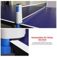 Filet Ping-Pong Filet Tennis de Table Rétractable Adaptable Portable Accessoire de Ping-Pong,Bleu et Gris-1