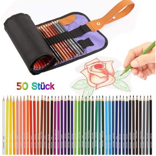 Crayons de couleur de Coloriage 1 Bloc de Croquis 4 Taile-Crayons 2  Rallonges de Crayon, Parfait pour Enfants et Adultes A68 - Cdiscount  Beaux-Arts et Loisirs créatifs