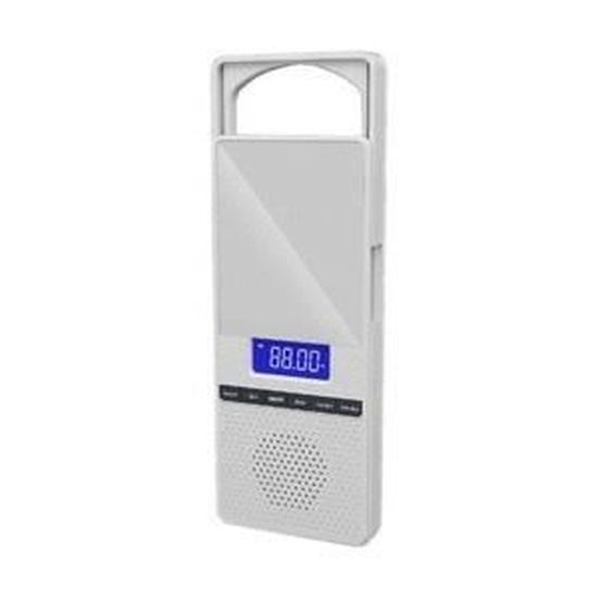 Soundmaster Br80 Radio De Salle De Bain Avec Miroir Blanc