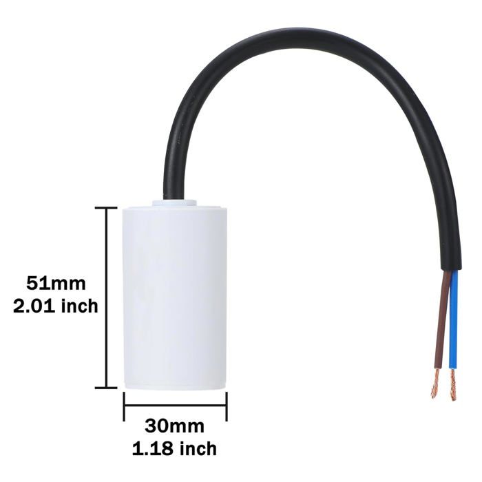 Condensateur De Marche CBB60 35uF 450V - Condensateur Moteur Démarrage Réfrigérateur Pompe à Eau