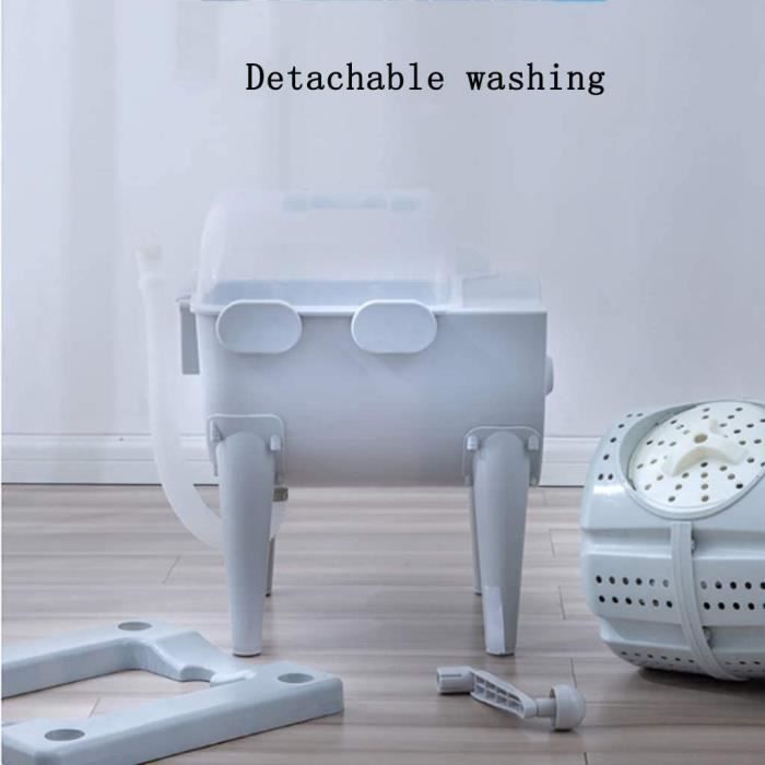Mini machine à laver déshydratation manuelle des sous-vêtements et des  chaussettes nettoyant élimination des germes à la lumière bleue
