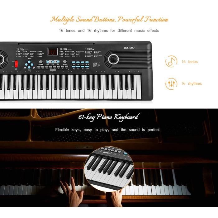 BD MUSIC BD - Instrument de musique multifonctionnel pour piano ...