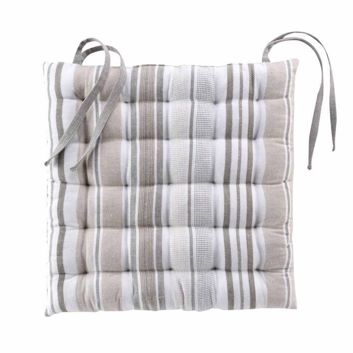 Yadlan Galette De Chaise DéHoussable 40 X 40, Coussin Chaise Interieur Lavable, Cousin De Chaise ExtéRieur Avec Attache Line, éPais Coussin Pour