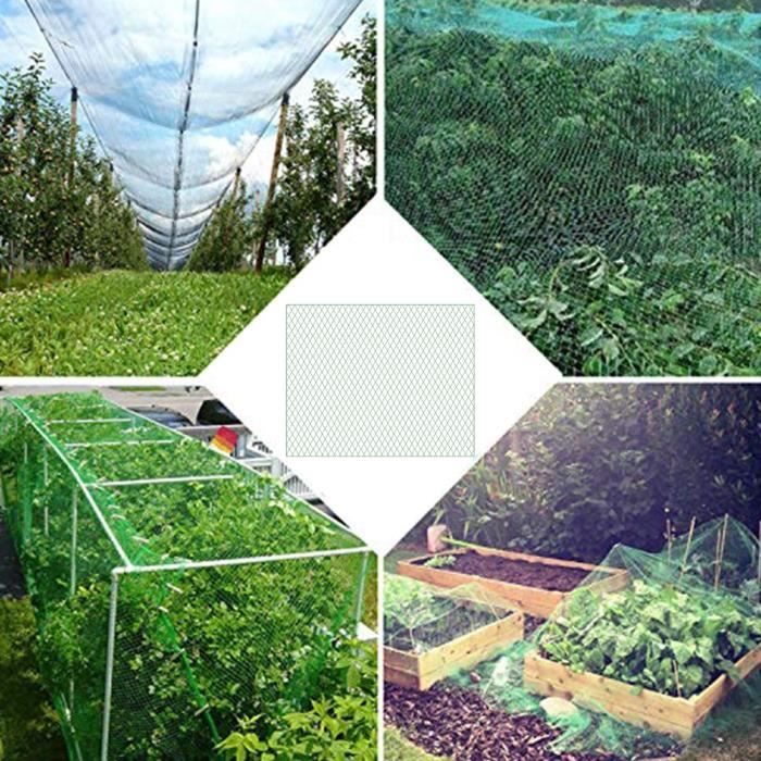 Filet Protection Jardin 4X10m - Filet Cloture pour Légumes Fruits, Fleurs,  Plantes de Jardin, Vert - Cdiscount Jardin