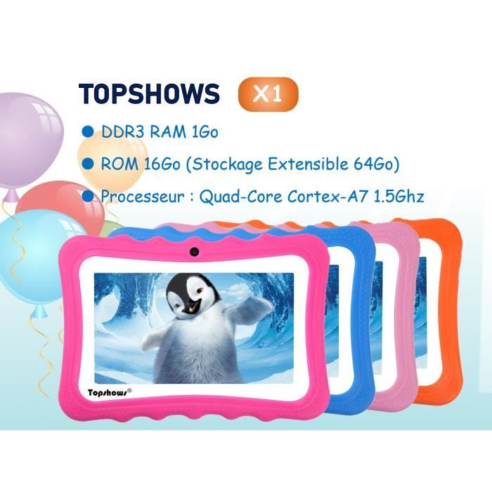 Tablette tactile Enfants 16Go - 7''HD1