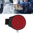 Coussin pivotant Portable 360 degrés rotatif chaise de voiture coussin de siège coussin rotatif tapis en mous rouge 106984-2