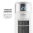 Ventilateur colonne - Klarstein Storm Tower - avec télécommande & mode oscillation 80° - 6 vitesses - Blanc-2
