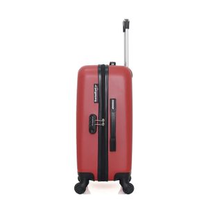 Valise Trolley Travel World ABS 70cm XL Rouge, 4 Roues, Occasion