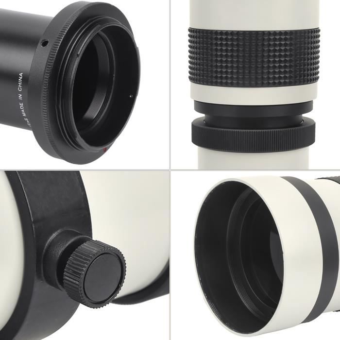 650-1300mm F8.0-16 Super Téléobjectif Zoom Manuel + T2 Adaptateur Pour Dslr Canon Nikon - Buy