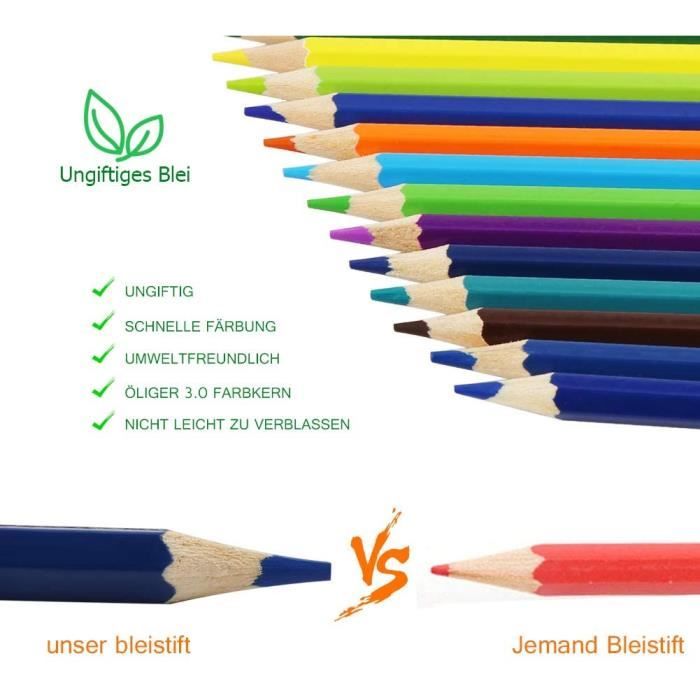Crayons de couleur is Art Set, Materiel de Dessin et Personnalisé