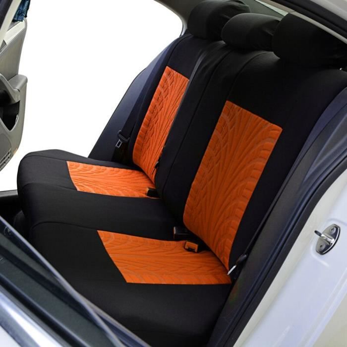 Fervalyna – 2 Housses De Siège Auto Isofix Antidérapantes Avec Poches – Protection Imperméable Oxford Noir Pour Enfant, Bébé & Animaux