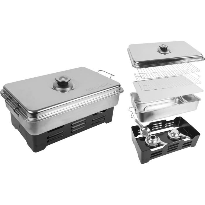 Browin 101250 Thermomètre Barbecue Inox 0-250°C – Précision Pour Grill & Fumoir 60 Mm