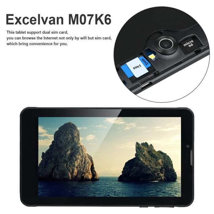 Tablette tactile - Excelvan M07K6 7.0 ”Android2