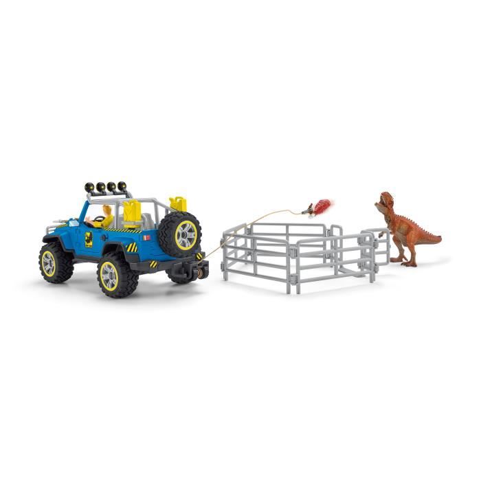Schleich 72203 Attaque Dino Trio – Giganotosaurus, Baryonyx, Ankylosaurus – Figurines Articulées – Dès 5 Ans – Set 3 Pièces Exclusives