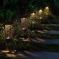2windeal® 4pcs Lampe Solaire de Jardin LED Lanterne étanche Borne d'Eclairage décoration patio cour-3